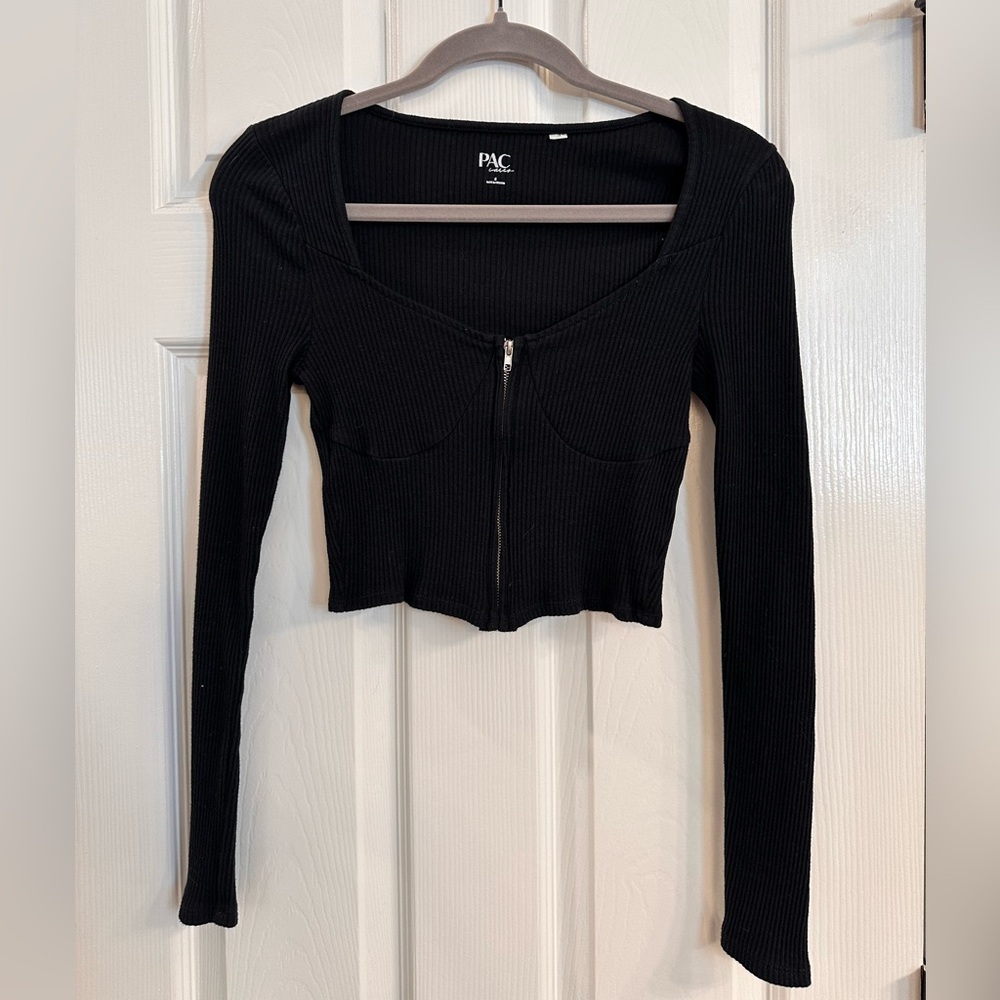 Pacsun Crop Top with Zipper